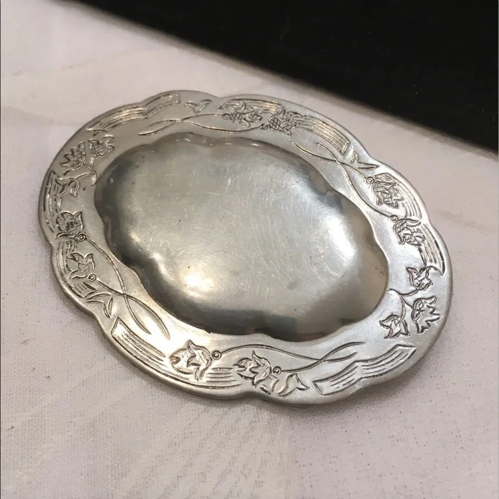 Vintage Kirk Stieff Pewter Brooch - Picture 2 of 4